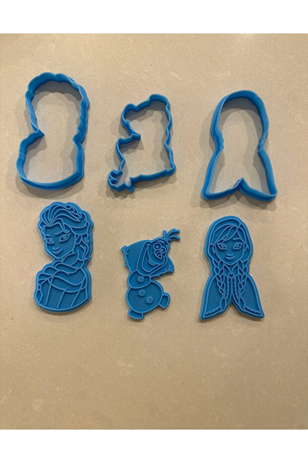 3-Piece Elsa Cookie Mold
