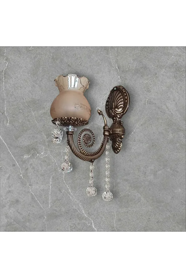 TAŞLI DUVAR APLİK AVİZE SALON AVİZE - 1