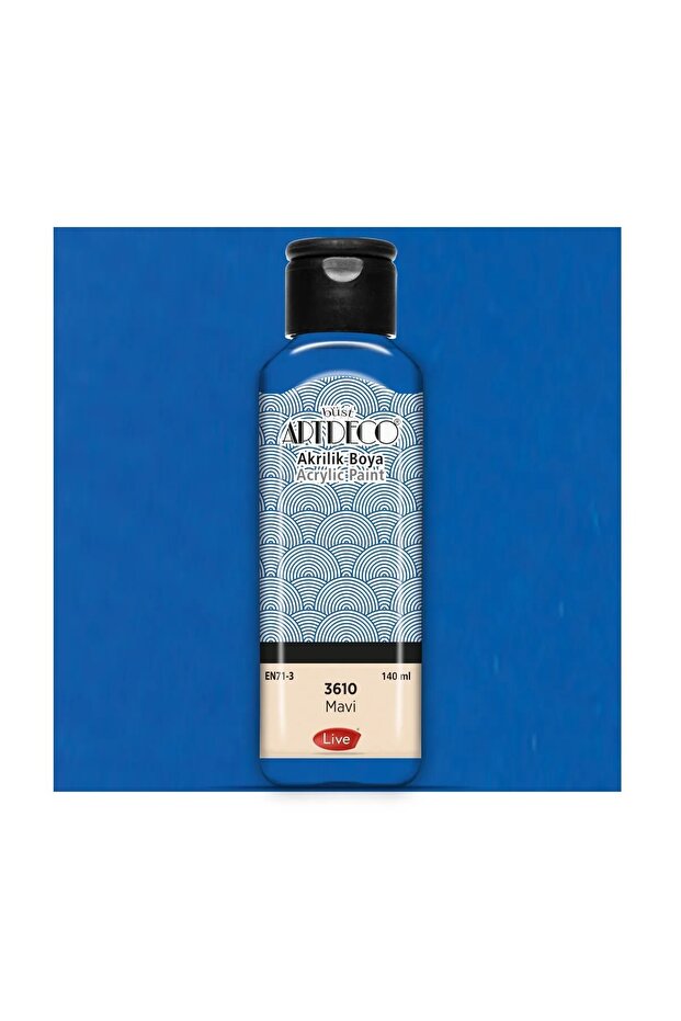 Artdeco Akrilik Boya 140ml Mavi 3610