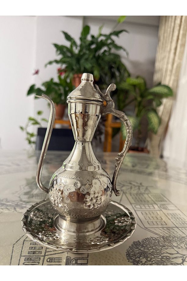 Sebe Home Bakır Biblo Gümüş Renk Irbık Seti - 2