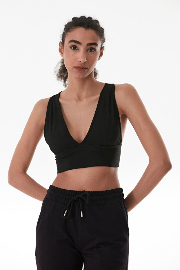 Basic Fitilli Kaplı Büstiyer - 1