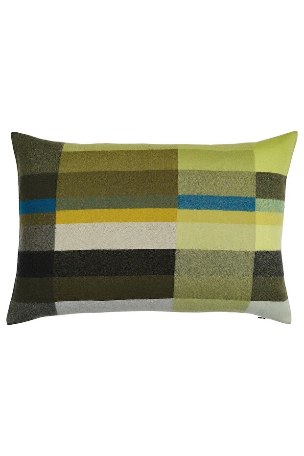 STOCKHOLM 2025 Cushion Cover 40x58 cm Dark Green/Blue-Green | 100% Wool | IKEA
