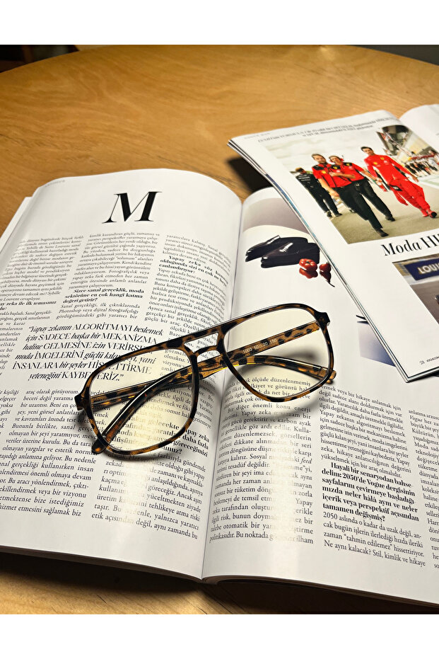 إيفا ليوبارد نمط الطيار نموذج بصري متوافق مع كتلة زرقاء نظارات واقية من الضوء الأزرق البني - 4