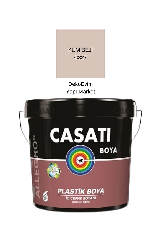 Allegro Plastik İç Cephe Duvar B. Kum Beji 3,5 Kg. - 1