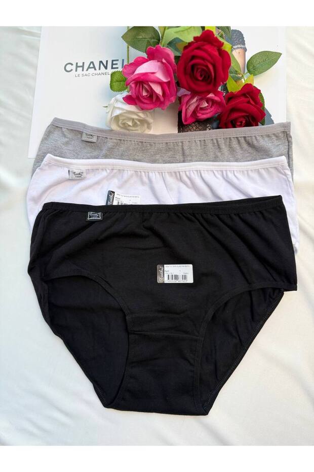 3 Colorful Fashion Lady Panties Set Daily Comfort