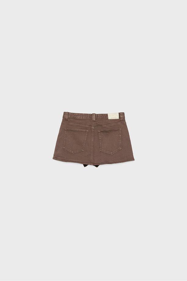 D62 denim şort etek - 6