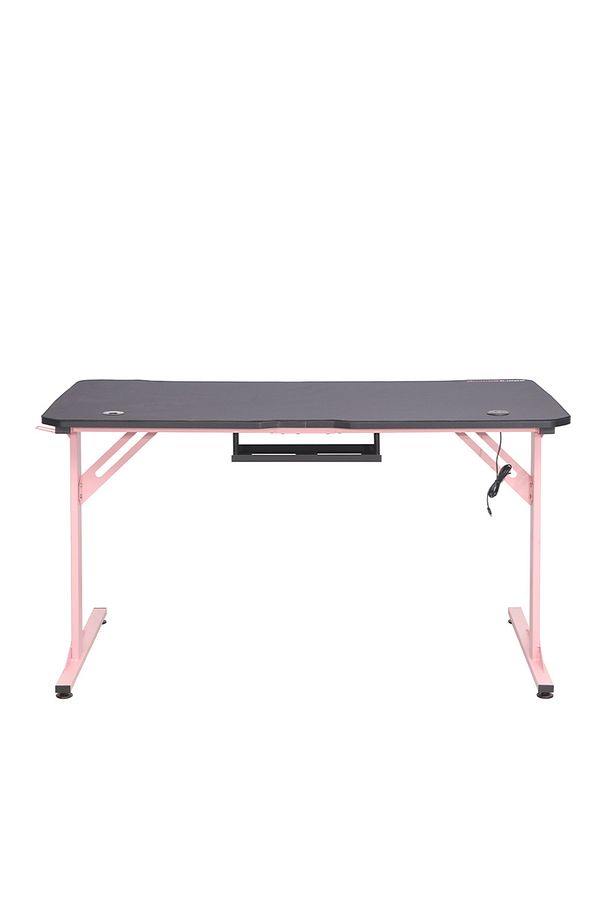Advent-X Oyuncu ve Bilgisayar Masası Siyah / Pembe 140x76x70 cm - 3