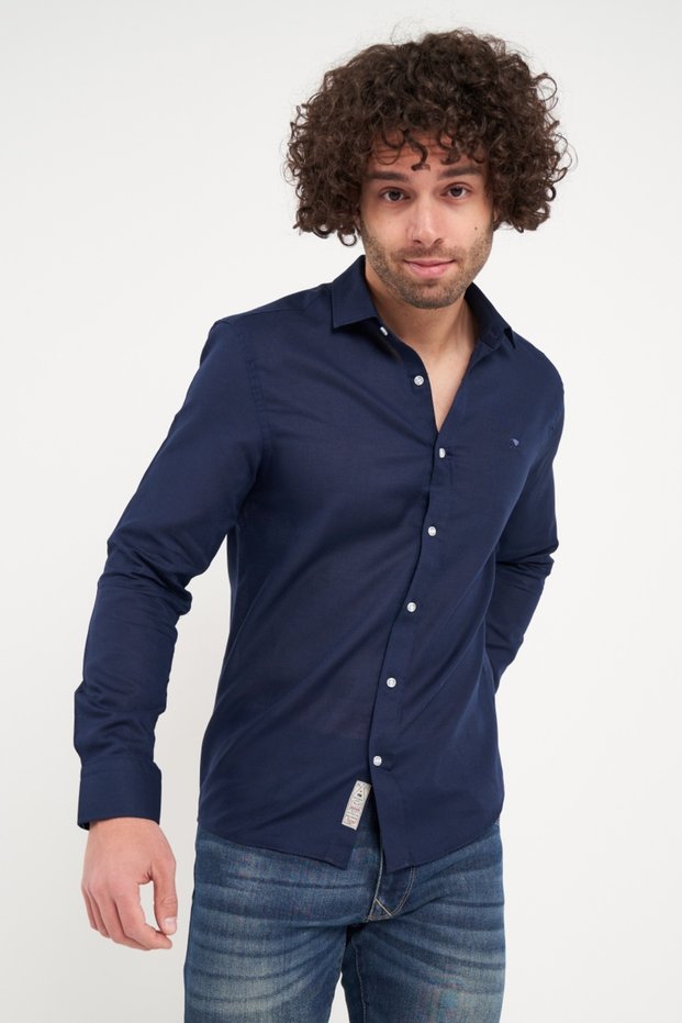 Camasa barbat regular de culoare uniforma