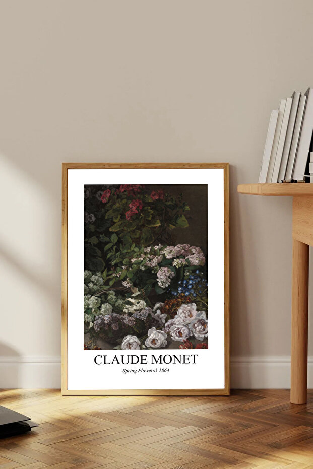 One Piece Wooden Framed Painting Claudemonettk0006