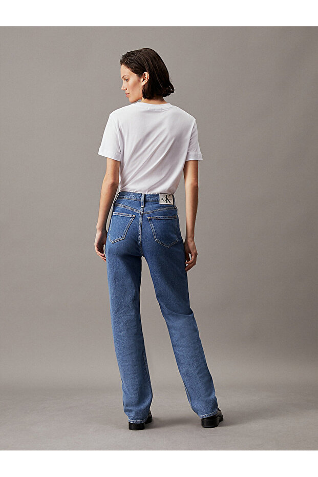 Kadın Beyaz Kısa Kollu Tişört - 2