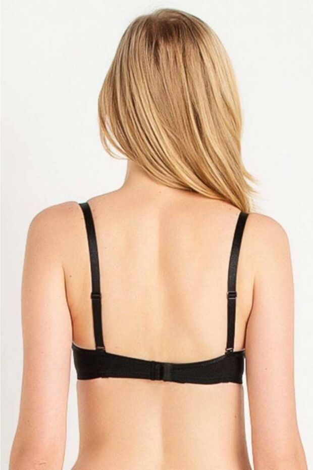 حمالة صدر مسطحة أساسية مدعمة بنصف حمالة صدر - 2