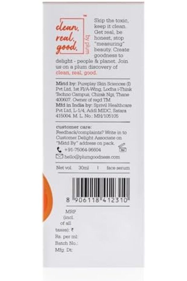 15% Vitamin C Face Serum For Glowing Skin | Non Irritating Formula | For Dull Skin | With Manda - 4