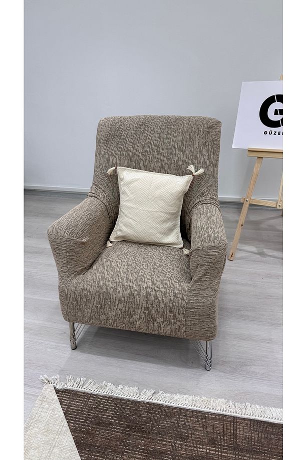 berjer koltuk kılıfı tekli koltuk örtüsü sofa cover - 3