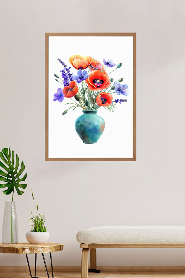 One Piece Wooden Framed Decorative Painting Tk0019