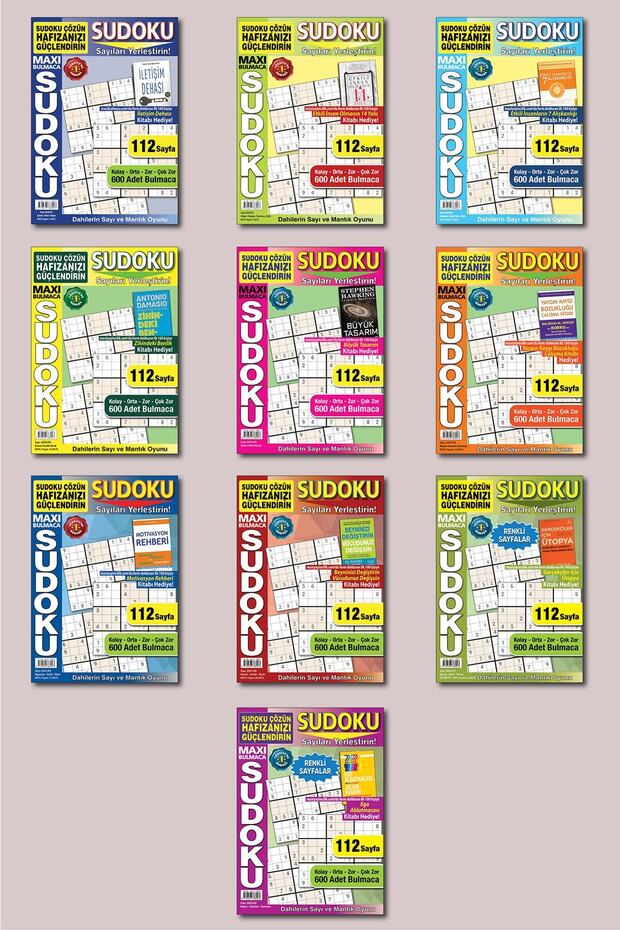 Bulmaca Sudoku 10'lu Set-1 - 1