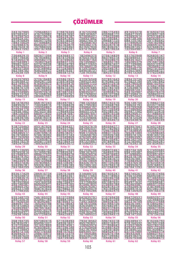 Bulmaca Sudoku 10'lu Set-1 - 4