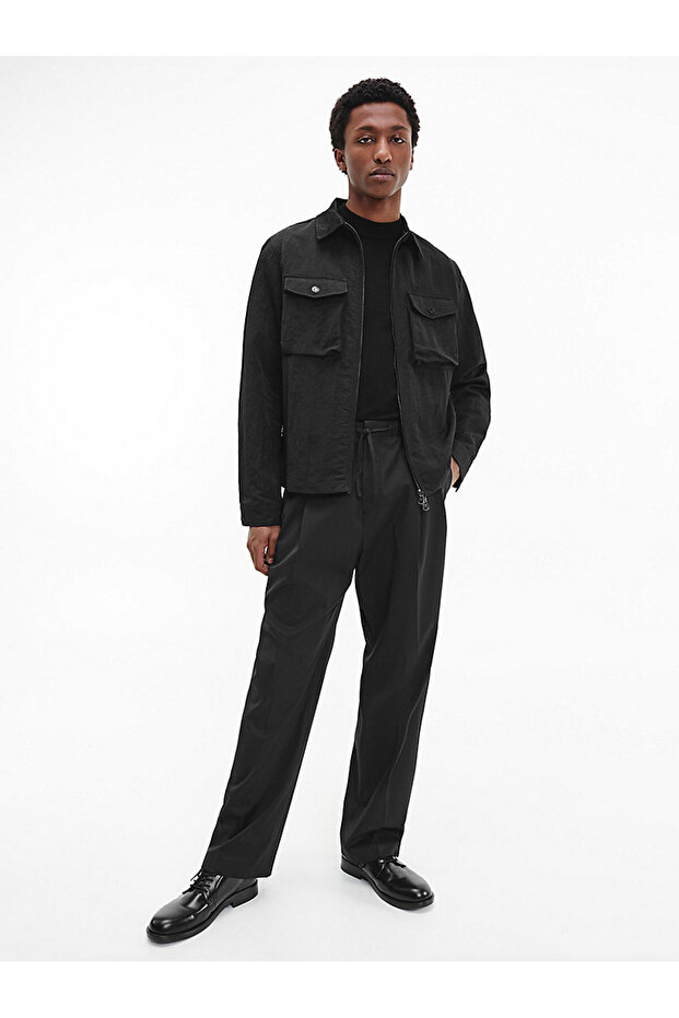 TRAVEL GABARDINE WIDE LEG PANTS - 3