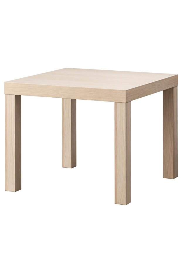 LACK Side table, white stained oak effect, 55 x 55 cm