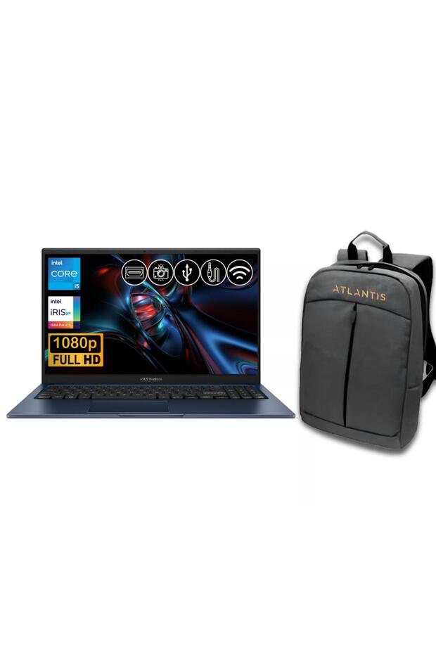 Vivobook 15 i5-1334U 16GB 128 GB M.2 SSD X1504VA-NJ2405 ATL45 15.6" Fdos Notebook +çanta - 1