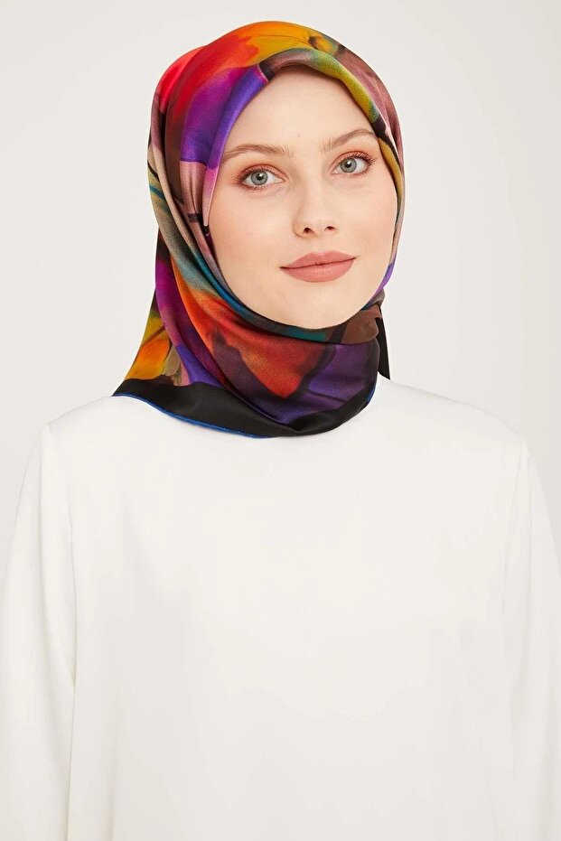 Nostalgia Series Sura Silk Scarf 9014-01