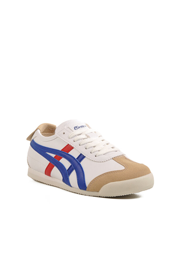White-Blue-Red Lightweight Unisex Sports Shoes E-2013 g