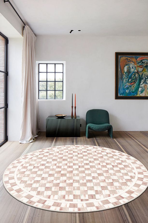 Mackenzie Modern Halı, Makinede Yıkanabilir Kaymaz Taban, İnce Salon Halısı, Mutfak Halısı ve Yolluk - 4