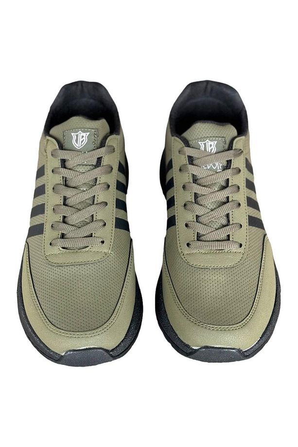 Unisex Spor Ayakkabı HAKİ - SİYAH - 4