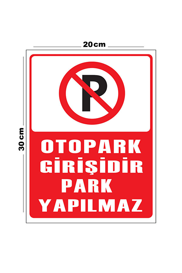 Metal Parking Entrance No Parking 20cm X 30cm A4 Size Warning Sign Directional Sign