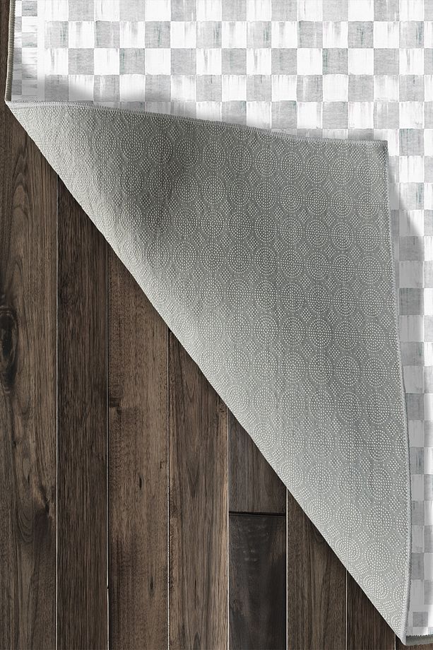 Mackenzie Modern Halı, Makinede Yıkanabilir Kaymaz Taban, İnce Salon Halısı, Mutfak Halısı ve Yolluk - 7