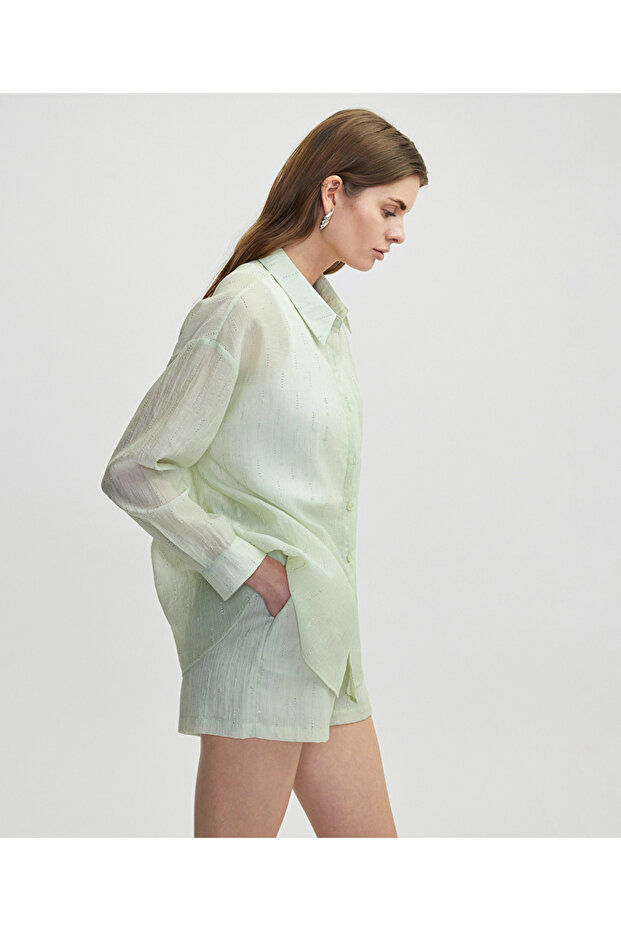 Hotfix baskılı gömlek - 5