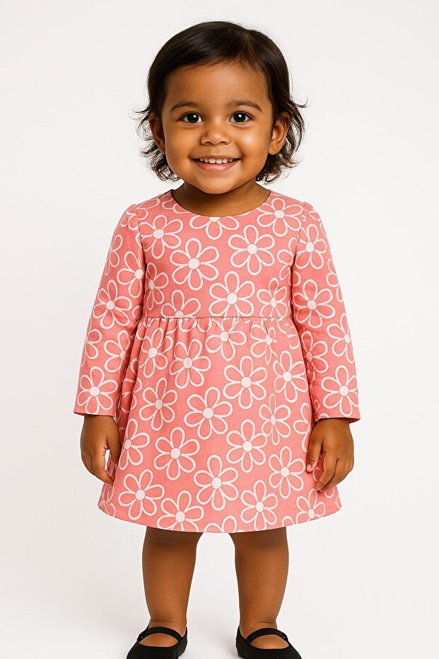 HelloBaby Basic Kız Örme Elbise Kız Bebek - 2