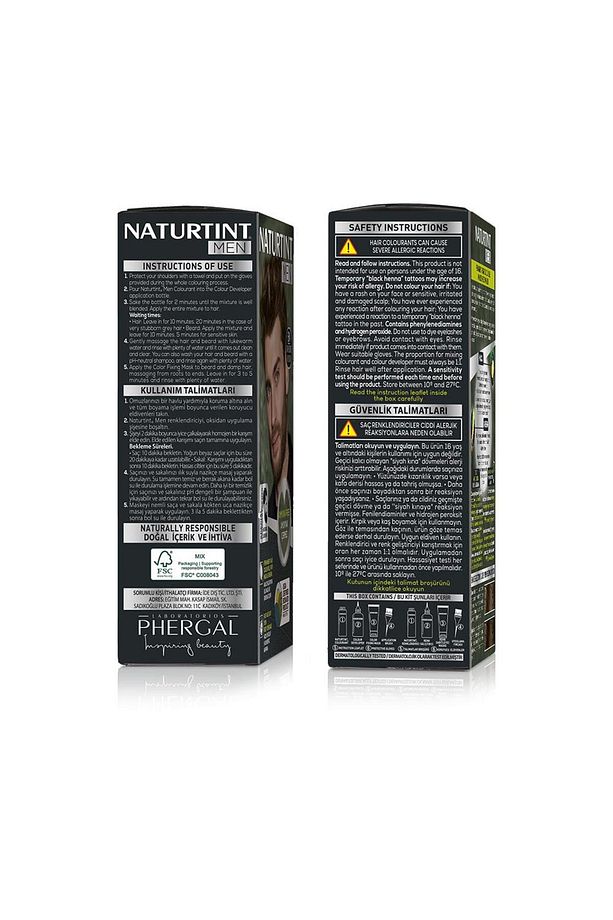 Men 6N Koyu Sarı Erkekler için Doğal Saç Boyası 170ML - 2