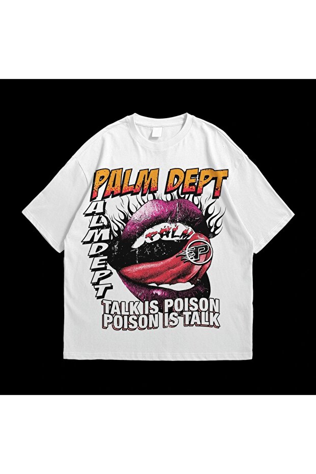 Oversized Short-Sleeve Printed T-Shirt