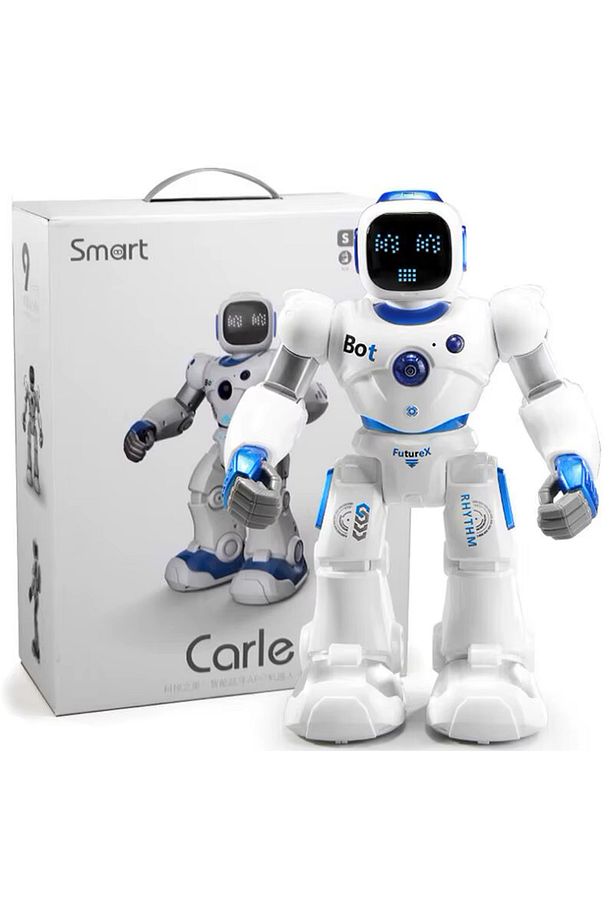 SmartCarle Uzaktan Kumandalı Konuşan İnteraktif Akıllı Büyük Programlanabilir Robot - 1