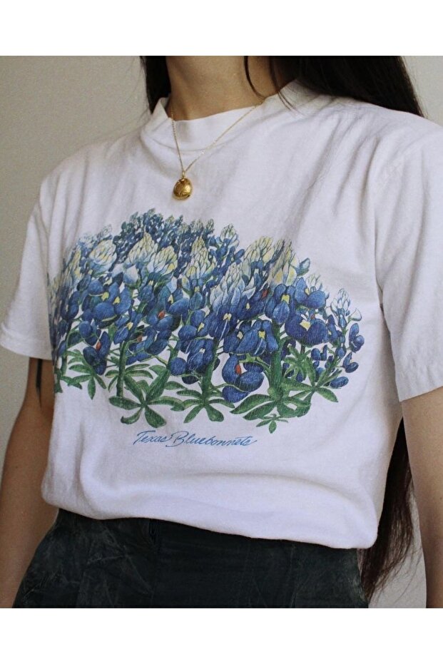 Oversize Cut Short Sleeve Printed T-Shirt