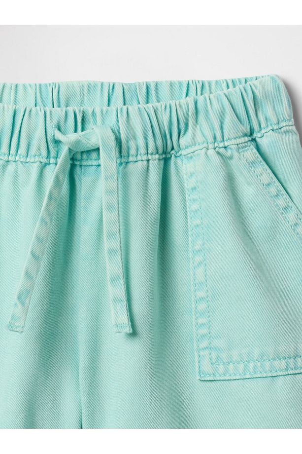 Kız Bebek Mavi UltraSoft Pull-On Şort - 2