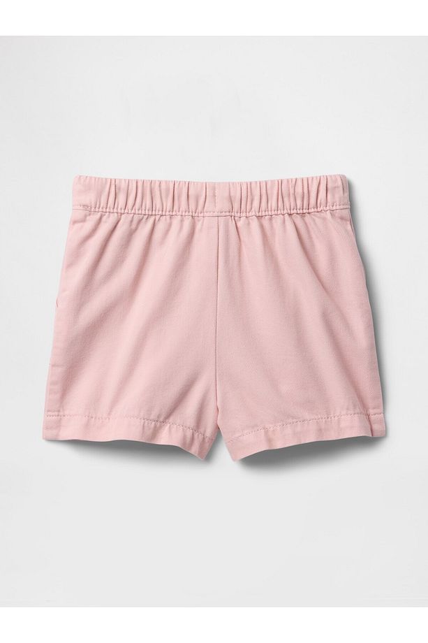 Kız Bebek Açık Pembe UltraSoft Pull-On Şort - 3