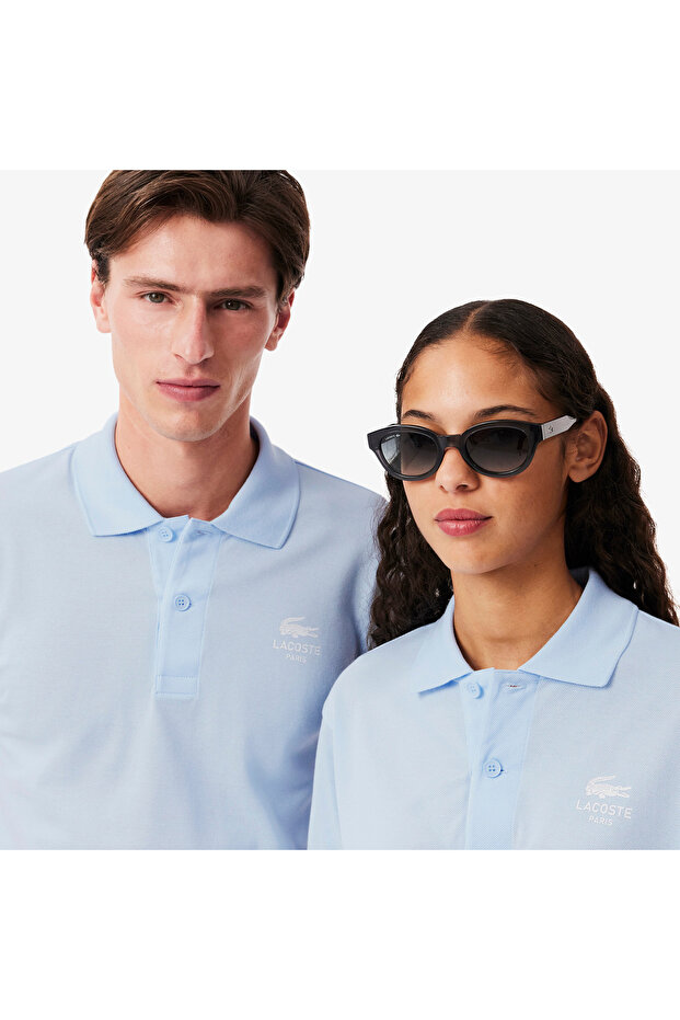 L.12.12 Unisex Classic Fit Mavi Polo - 2