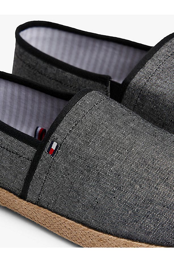 Linen Chambray Espadrilles - 6
