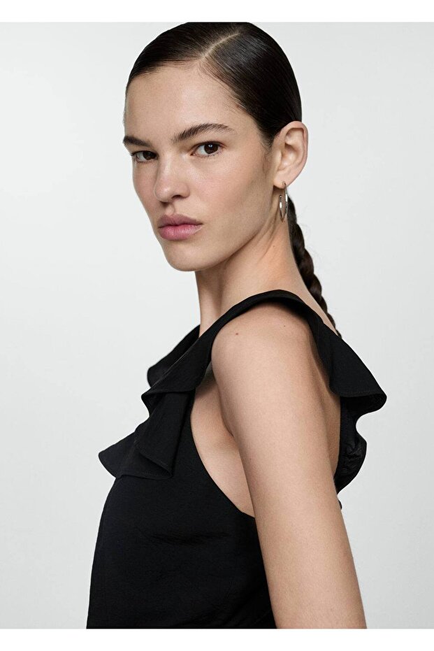 Langer Overall mit Quastengürtel - 6