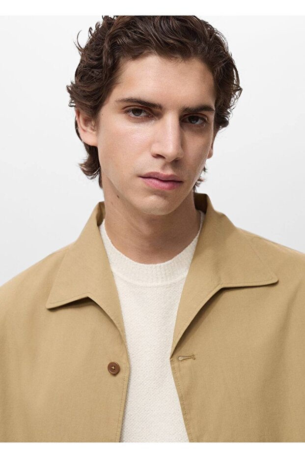 Cepli pamuklu gömlek ceket - 6