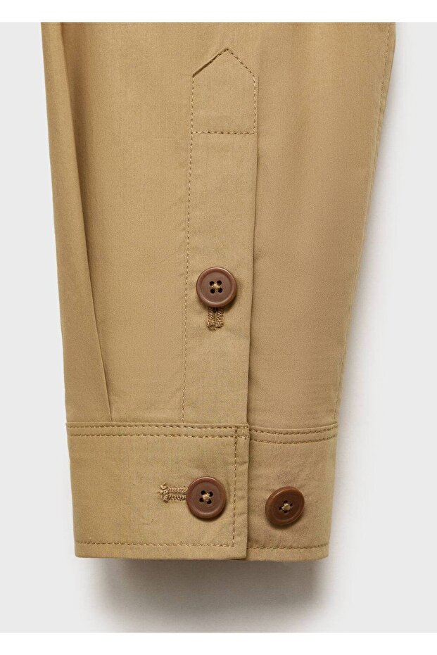 Cepli pamuklu gömlek ceket - 8