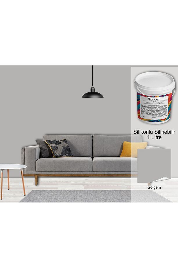 İç Cephe Duvar Boyası, Silikonlu Silinebilir, 1000 ml - 2025 Renkleri, 1 Litre, 50 Farklı Renk - 1