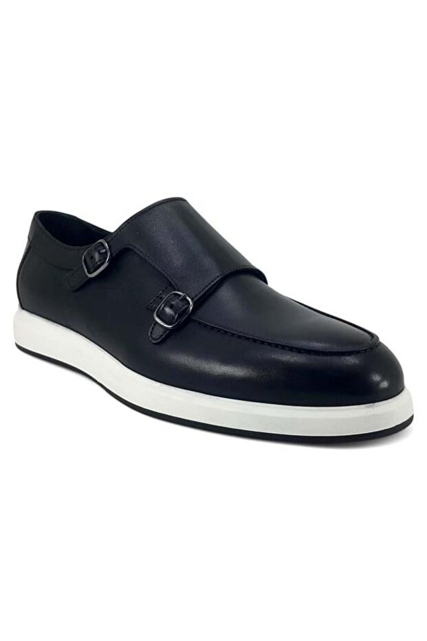 1010 Daily Genuine Leather Men's Shoes-Black