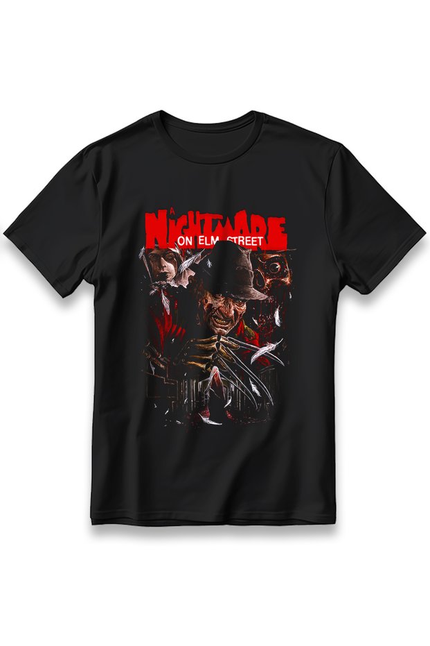 Freddy Krueger Nightmare on Elm Street Model T-Shirt Unisex 100% Cotton Cotton Comfortable Regular Print Tee Shirt