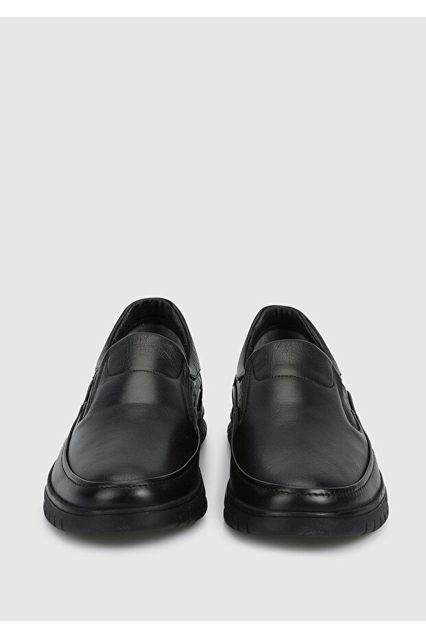 Siyah Deri Erkek Ayakkabı - 3
