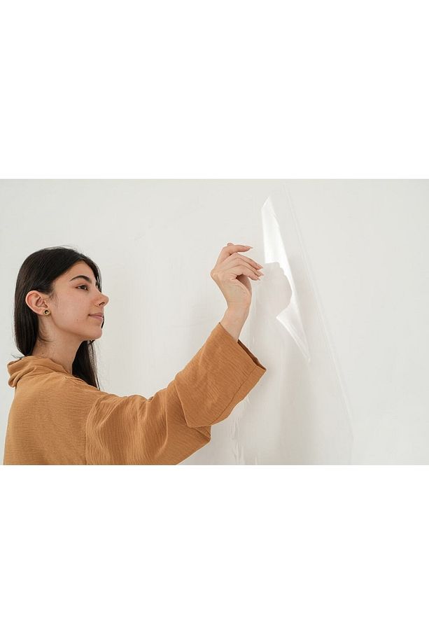 Şeffaf Yazı Tahtası 2 Adet 100x150 Cm Statik Akıllı Kağıt Tahta Kalem Hediyeli - 4