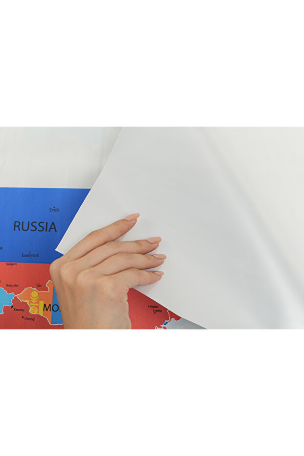 خريطة العالم العلم 117x200 سم - 5