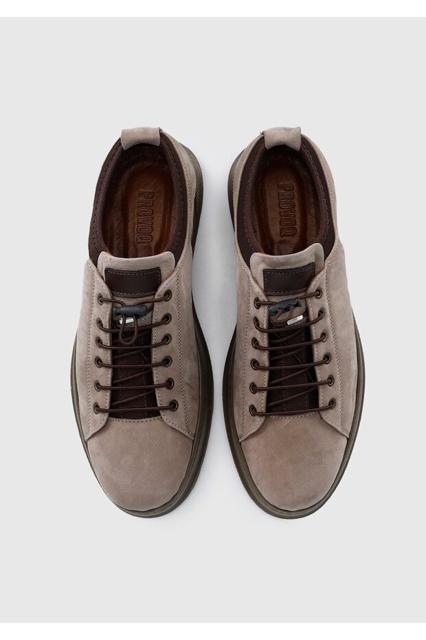 Gri Deri Erkek Ayakkabı - 5