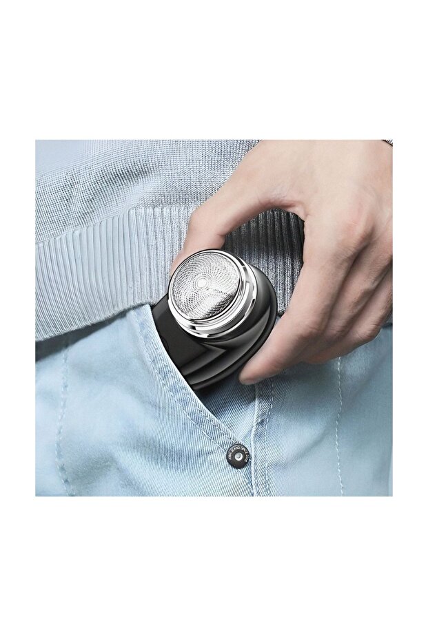 Sıfır Sakal ve Yanak için Islak ve Kuru Kullanım Mini Traş Makinesi PD-1000 - 4